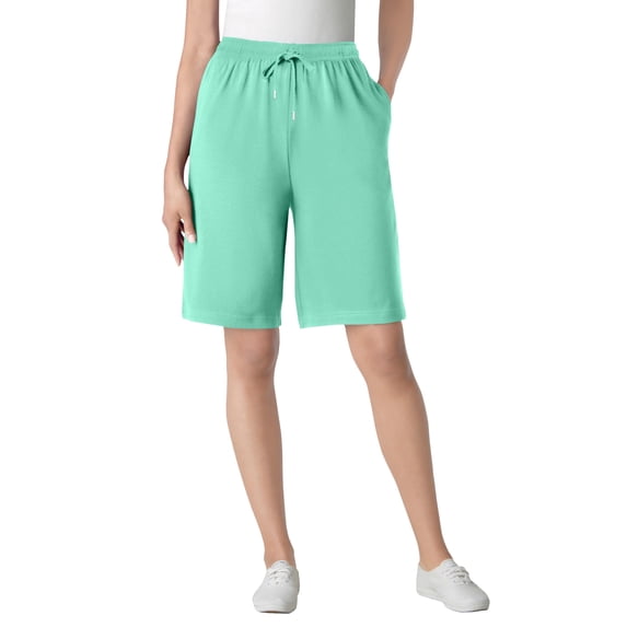 Woman Within Plus Size Sport Knit Short