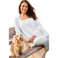 thumbnail image 1 of Woman Within Plus Size Square-Neck Blouse, 1 of 1