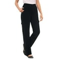 thumbnail image 1 of Woman Within Plus Size Straight-Leg Cargo Pant, 1 of 2