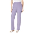 thumbnail image 1 of Woman Within Plus Size Straight Leg Linen Pant, 1 of 6