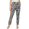 thumbnail image 1 of Woman Within Plus Size Straight Leg Linen Pant, 1 of 6