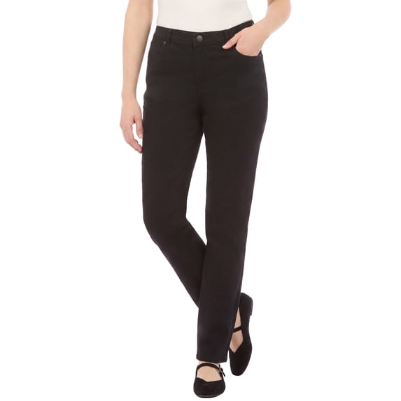 Woman Within Plus Size Stretch Bootcut Clean Jeans