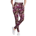 thumbnail image 1 of Woman Within Plus Size Tall Stretch-Cotton Knit Pull-On Printed Pocket Leggings, 1 of 4