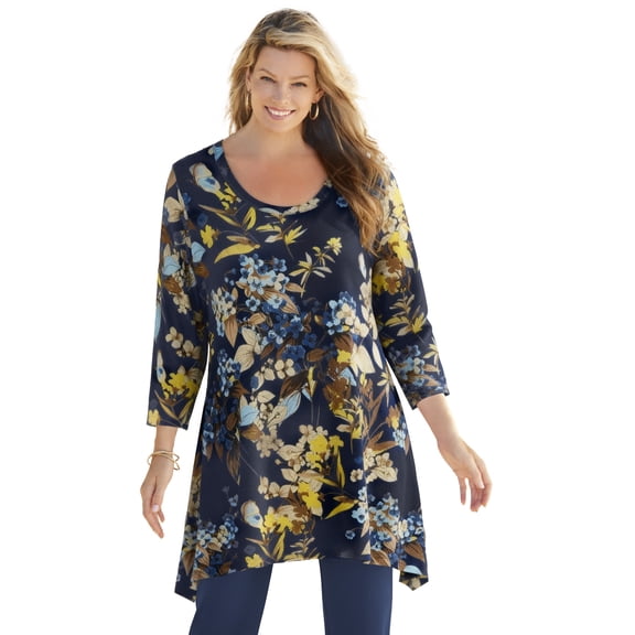 Woman Within Plus Size Swing Hem Tunic