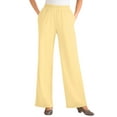 thumbnail image 1 of Woman Within Plus Size Tall 7-Day Wide-Leg Elastic-Waist Stretchy Knit Pant, 1 of 6
