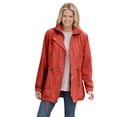 thumbnail image 1 of Woman Within Plus Size Taslon Anorak Jacket With Removable Fleece Lining, 1 of 5