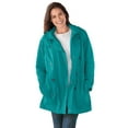 thumbnail image 1 of Woman Within Plus Size Petite Taslon Anorak Jacket With Removable Fleece Lining, 1 of 6