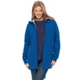 thumbnail image 1 of Woman Within Plus Size Thermal Waffle Lined Fleece Hoodie Oversized, 1 of 1