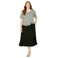 thumbnail image 1 of Woman Within Plus Size Two-Fer Tee Dress, 1 of 3