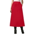 thumbnail image 1 of Woman Within Plus Size Velour A-Line Skirt, 1 of 1