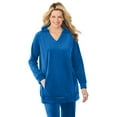 thumbnail image 1 of Woman Within Plus Size Velour Hoodie Sweatshirt, 1 of 3