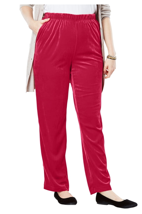 Plus Size Velour Pant