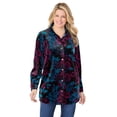 thumbnail image 1 of Woman Within Plus Size Velour Shirt, 1 of 3