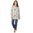 thumbnail image 1 of Woman Within Plus Size Watercolor Tunic, 1 of 4