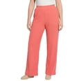 thumbnail image 1 of Woman Within Plus Size Wide-Leg Texture Knit Pant, 1 of 5