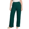 thumbnail image 1 of Woman Within Plus Size Wide-Leg Texture Knit Pant, 1 of 5