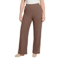 thumbnail image 1 of Woman Within Plus Size Wide-Leg Texture Knit Pant, 1 of 3