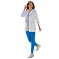 thumbnail image 1 of Woman Within Plus Size Zip Front Hoodie Jacket Long Oversized Fleece Jacket, 1 of 6