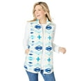 thumbnail image 1 of Woman Within Plus Size Zip-Front Microfleece Vest Long Fleece Vest, 1 of 5