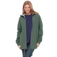 thumbnail image 1 of Woman Within Thermal Waffle Lined Fleece Hoodie Oversized, 1 of 1