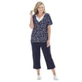 thumbnail image 1 of Woman Within Plus Size 2-Piece Tunic And Capri Set, 1 of 4