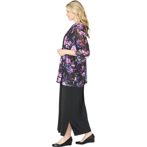 Woman Within Plus Size 4-Piece Jacket/Tank/Dress/Pant Set