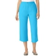 thumbnail image 1 of Woman Within Plus Size 7-Day Denim Capri, 1 of 3