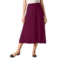 thumbnail image 1 of Woman Within Plus Size 7-Day Knit A-Line Skirt, 1 of 5
