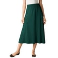 thumbnail image 1 of Woman Within Plus Size 7-Day Knit A-Line Skirt, 1 of 4