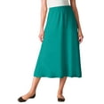 thumbnail image 1 of Woman Within Plus Size 7-Day Knit A-Line Skirt, 1 of 4