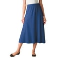 thumbnail image 1 of Woman Within Plus Size 7-Day Knit A-Line Skirt, 1 of 5