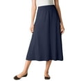 thumbnail image 1 of Woman Within Plus Size 7-Day Knit A-Line Skirt, 1 of 4