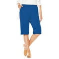 thumbnail image 1 of Woman Within Plus Size 7-Day Knit Bermuda Shorts, 1 of 3