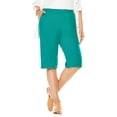 thumbnail image 1 of Woman Within Plus Size 7-Day Knit Bermuda Shorts, 1 of 3