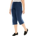 thumbnail image 1 of Woman Within Plus Size 7-Day Knit Capri, 1 of 6