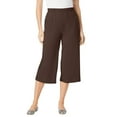 thumbnail image 1 of Woman Within Plus Size 7-Day Knit Culotte, 1 of 3