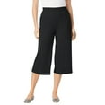 thumbnail image 1 of Woman Within Plus Size 7-Day Knit Culotte, 1 of 5