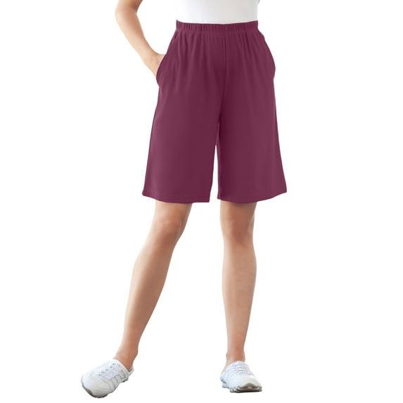 Woman Within Plus Size 7-Day Knit Short
