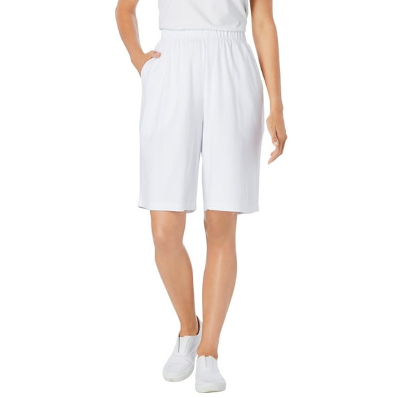 Woman Within Plus Size 7-Day Knit Short