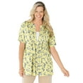 thumbnail image 1 of Woman Within Plus Size 7-Day Layer-Look Elbow-Sleeve Tee, 1 of 6