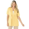 thumbnail image 1 of Woman Within Plus Size 7-Day Layer-Look Elbow-Sleeve Tee, 1 of 6