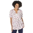 thumbnail image 1 of Woman Within Plus Size 7-Day Layer-Look Elbow-Sleeve Tee, 1 of 6
