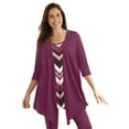 thumbnail image 1 of Woman Within Plus Size 7-Day Layered 2-In-1 Tunic, 1 of 6