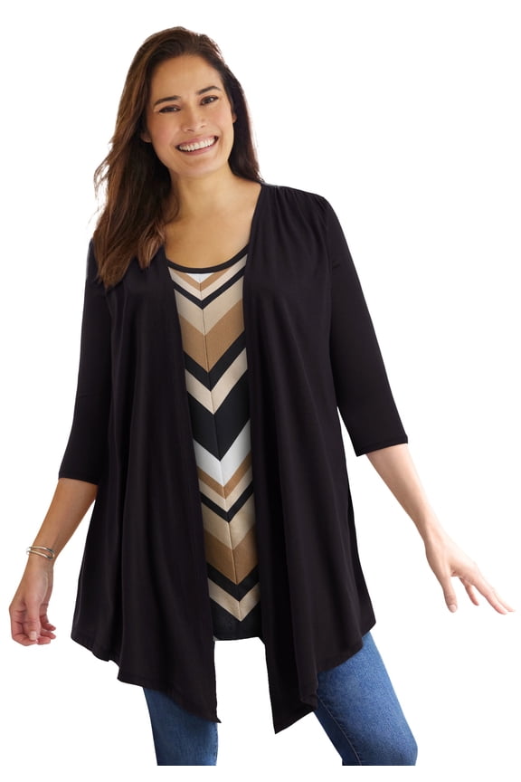 Plus Size 7-Day Layered 2-In-1 Tunic