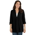 thumbnail image 1 of Woman Within Plus Size 7-Day Layered-Look Tunic, 1 of 6