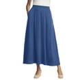 thumbnail image 1 of Woman Within Plus Size Petite 7-Day Maxi Skirt, 1 of 4