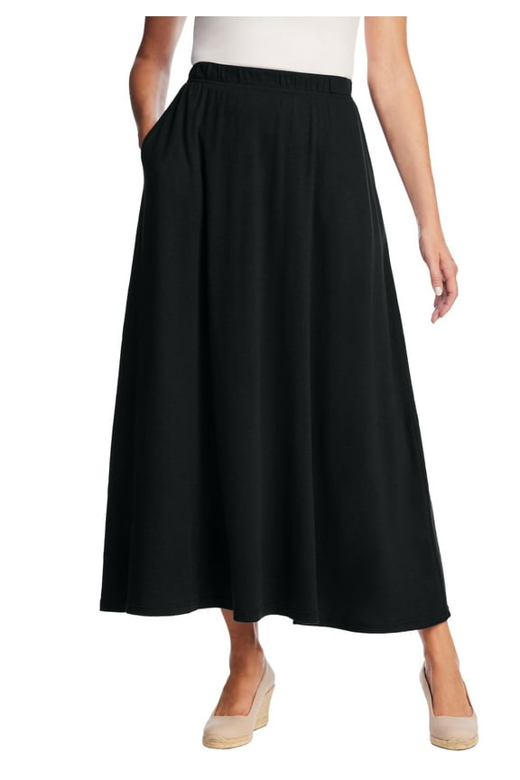 Plus Size Petite 7-Day Maxi Skirt