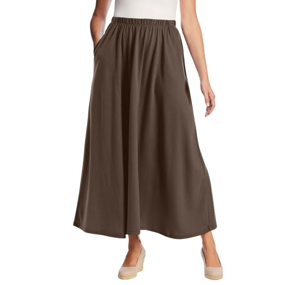 Woman Within Plus Size 7-Day Maxi Skirt
