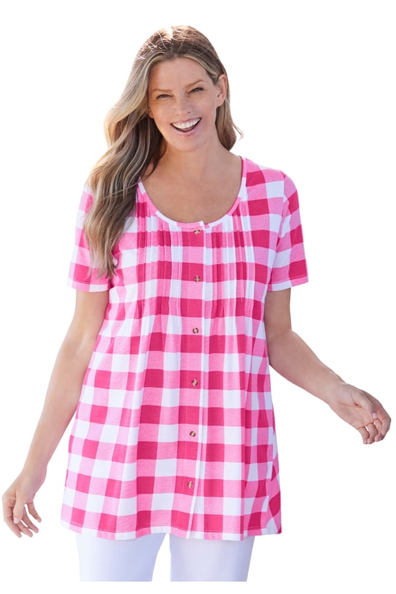 Plus Size A-Line Knit Tunic