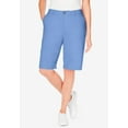 thumbnail image 1 of Woman Within Plus Size Adjustable Waist Chino Short, 1 of 2